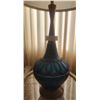 Image 2 : Stunning Large Lamp With Teal And Wood Accents