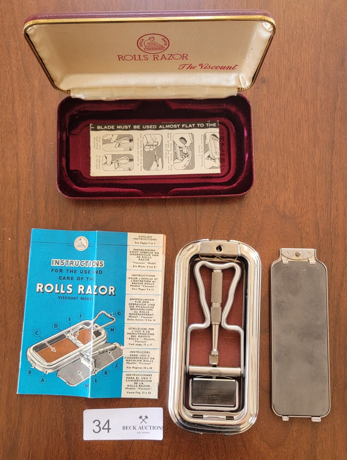 Vintage Rolls Razor The Viscount Model - Beck Auctions Inc.