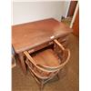 Wood Office Desk With Chair