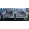 Image 5 : 5PC RESIN WICKER PATIO FURNITURE SET - NEW