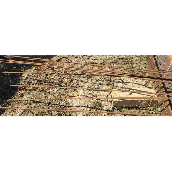 JOB LOT - QTY REBAR - LONGEST IS 25 FEET - SEE ALL PICS