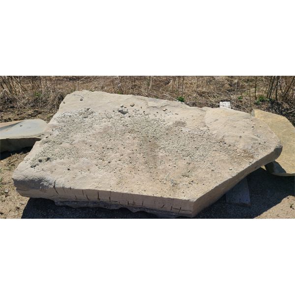 JOB LOT - LANDSCAPING STONES - LARGEST IS 10 INCH X 4 X 7 FFET