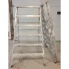 Image 1 : LOT OF 2 - STURDY ALUM SAWHORSES / LADDERS - 300 LB RATING