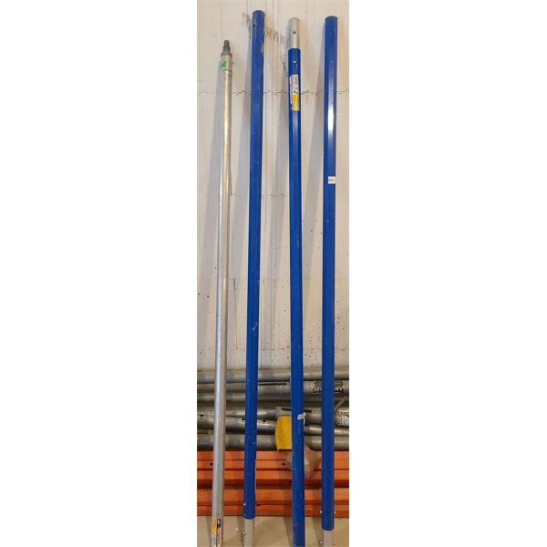 LOT OF 4 - 72 INCH EXTENTION HANDLES