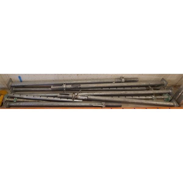 LOT OF 13 - ADJUSTABLE POST SHOES - 13 FOOT