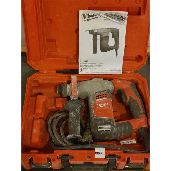 MILWAUKEE 5/8 INCH ROTARY HAMMER - WORKING