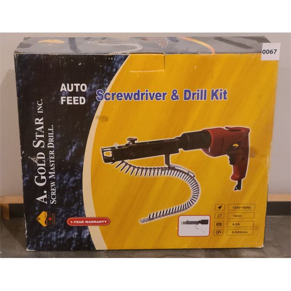 SCREW MASTER AIR DRIVER - AS NEW