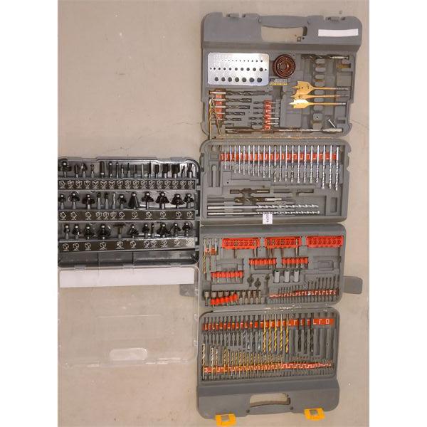 LOT OF 2 - RYOBI BIT SET & M/C ROTOR BIT SET