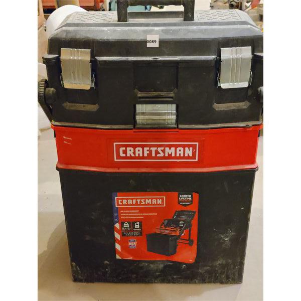 CRAFTMAN POP-OUT TOOL CARRIER W/ MISC PLUMBING SUPPLIES