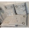 Image 1 : LOT OF 4 - EXTERIOR PRIVACY CURTAINS - 52 X 108 INCHES - NEW - LIGHT GRAY