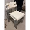 Image 2 : LOT OF 4 - POLY STACKING CHAIRS