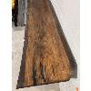 Image 3 : LIVE EDGE WOOD SLAB BAR TABLE W/ RUSTIC LEGS - 21 INCH X 6 FOOT - SEE ALL PICS