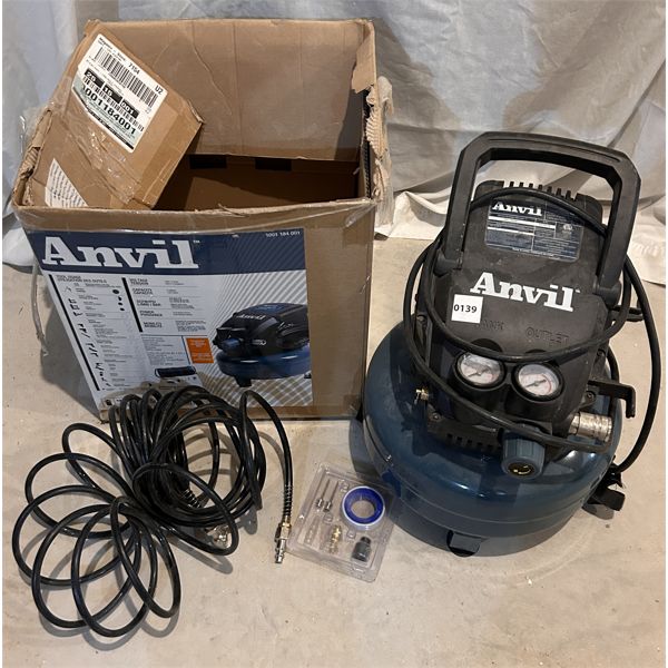 ANVIL 2 GAL COMPRESSOR W/ ATTACHMENTS