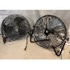 Image 1 : LOT OF 2 - INDUSTRIAL FANS - 16 INCH
