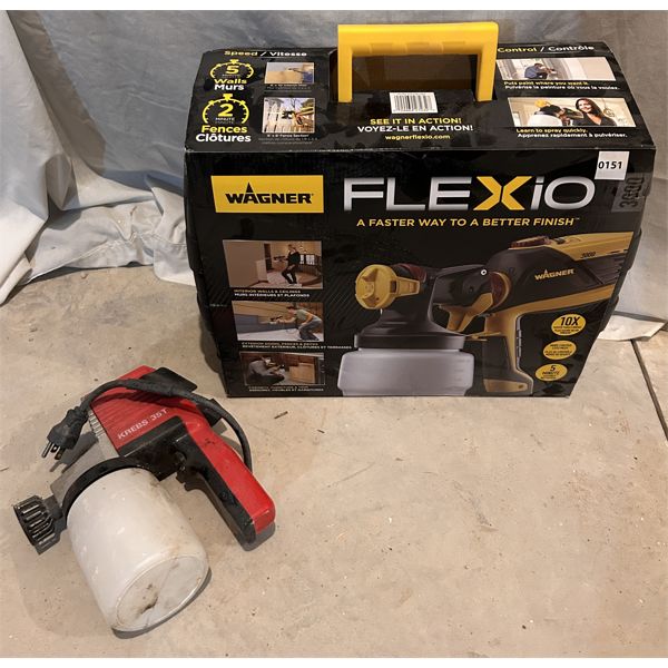 LOT OF 2 - PAINT SPRAYERS - FLEXIO IS AS NEW