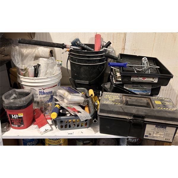 JOB LOT - MISC PAINT SUPPLIES