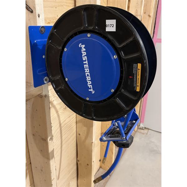 MC AIR HOSE W/ REEL - AS NEW