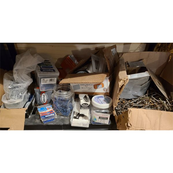 JOB LOT - MISC FASTNERS INCL TAP CON