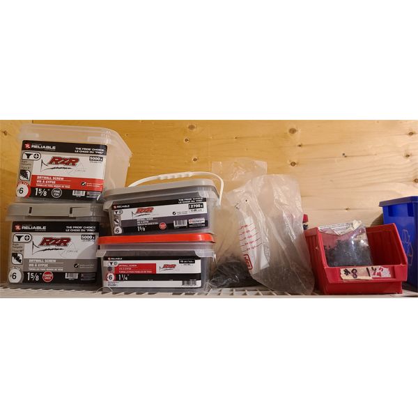 JOB LOT - DRYWALL SCREWS - LARGE QTY