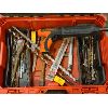 Image 2 : MILWAUKEE PACK OUT TOOL BOX W/ RAMSET & CEMENT BITS, ETC