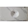 Image 1 : VANITY TOP SINK IN GRANITE / QUARTZ (?) - 22.5 X 49 INCH