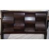 Image 3 : BEDROOM SET - SOLID WOOD WAVE DESIGN - QUEEN SIZE HEAD & FOOT BOARD, NIGHT TABLE & MATTRESS / BOX SP
