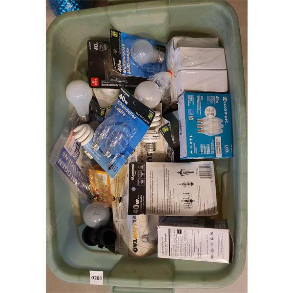 JOB LOT - LIGHT BULBS 