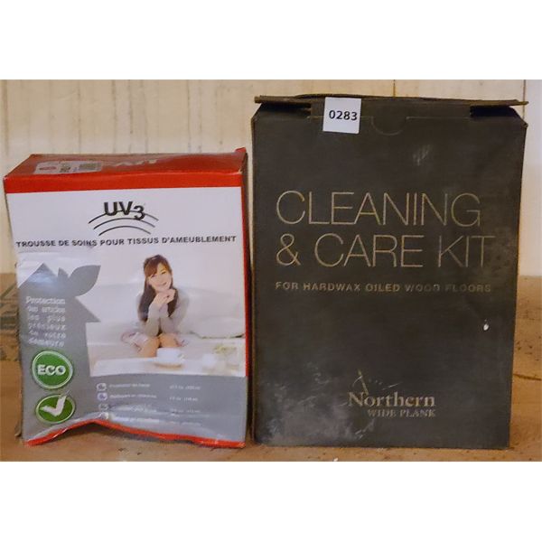LOT OF 2 - UPHOLSTERY & FLOOR CLEANING KITS 