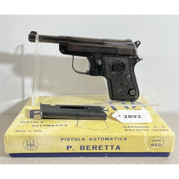 BERETTA MODEL 950B IN .22 S - RESTRICTED CLASS