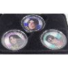 Image 2 : LOT OF 2 - COLOURIZED MICHAEL JACKSON TOKEN SET AND US BARACK OBAMA $1 COIN