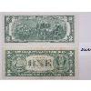 Image 2 : LOT OF 2 - 1963 STAR US $1 BANKNOTE & 1976 US $2 BANKNOTE