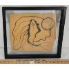 Image 1 : THE WINDIGO'S PRAYER - INUIT ART - SIGNED LEATHER PIECE