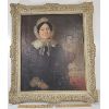 Image 1 : 1854 W. MEAD - OIL ON CANVAS - PORTRAIT IN GILT FRAME