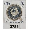 Image 1 : 1988 CDN SILVER DOLLAR - IRONWORKS
