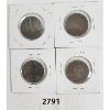 Image 2 : LOT OF 4 - CDN LARGE CENTS - 1886, 1888, 1892, & 1893