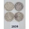 Image 1 : LOT OF 4 - CDN SILVER 50 CENT PIECES - 1958, 1959, 1960 AND 1961