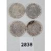 Image 2 : LOT OF 4 - CDN SILVER 50 CENT PIECES - 1958, 1959, 1960 AND 1961