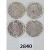 Image 2 : LOT OF 4 - CDN SILVER 50 CENT PIECES - 1960, 1961 x 2 AND 1962