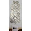 Image 2 : LOT OF 20 - CDN SILVER 10 CENT PIECES INCL 1940-1960