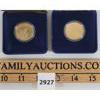 Image 1 : LOT OF 2 - UNCIRCULATED 1994 REMEMBRANCE PROOF & 1995 PEACEKEEPING CDN $1