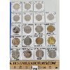 Image 1 : LOT OF 19 - UNCIRCULATED U.S.A. KENNEDY 50CENT PCS & TOKENS INCL ROYAL WEDDING