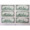 Image 2 : LOT OF 6 - CDN UNCIRCULATED 1967 $1 BANKNOTES