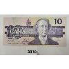 Image 1 : CDN UNCIRCULATED 1989 $10 BANKNOTE