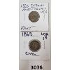 Image 1 : LOT OF 2 - U.S.A. 1863 CIVIL WAR TOKENS INCL MARSHALL FISHING TACKLE