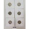Image 2 : LOT OF 9 - U.S.A. MERCURY 10CENT COINS INCL 1925, 1928, 1934 & ETC