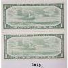 Image 2 : LOT OF 2 - CDN 1954 $1 BANKNOTES