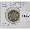 Image 1 : 1870 CDN 50 CENT .925 SILVER COIN - LCW