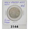 Image 1 : 1872 CDN 50 CENT .925 SILVER COIN - H NORM 