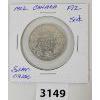Image 1 : 1902 CDN 50 CENT .925 SILVER COIN 