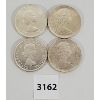 Image 2 : LOT OF 4 - CDN SILVER DOLLARS - 1963. 64, 65 & 66